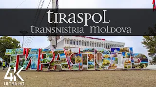 【4K】🇲🇩 VIRTUAL WALKING TOUR: 🚶 «Tiraspol - Moldova 2021» 🎧 ORIGINAL SOUNDS 🚫 NO COMMENT 📺 UHD ASMR