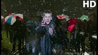 Jesse Eisenberg stops the rain and makes it go up || unbelievable magic || HD