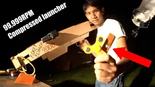 Extreme 99,000 RPM Fidget spinner Launcher Bazooka Thing