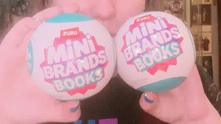 Mini Brands Books Unboxing