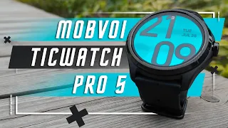 10 причин купить умные часы TicWatch Pro 5 Wear OS NFC 80 ч 🔥МЕСЯЦ НА РУКЕ