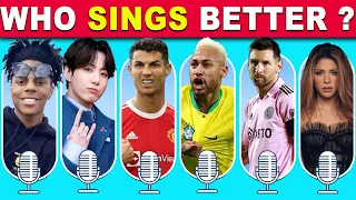 Whose SONG Better? FIFA WORLD CUP SONG Ronaldo, Messi, Mbappe, Neymar, Haaland,Ishow Speed,Mr beast