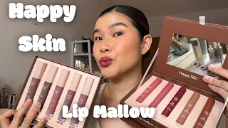 HAPPY SKIN LIP MALLOW TINT NEW SHADES + THE RETURN  OF LIP MALLOW MOUSSE | COLOR ANALYSIS