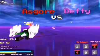 Asgore vs Betty | 1v1 | Random Battle Place (RBP) | Roblox