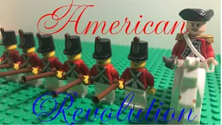 Lego American revolution the battle of Lexington Stop motion film