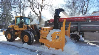 Amazing Snow Removal in Montreal, Canada Winter 2022