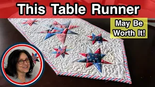 ❤️ Patchwork Table Runner Tutorial || Improv Style