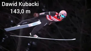 Dawid Kubacki 143,0 m (9.01.2021). Titisee Neustadt PŚ 2021