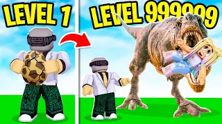 Construimos nuestro PARQUE de DINOSAURIOS en ROBLOX ⚠️😱 DINOSAUR ZOO TYCOON