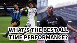WHAT'S THE BEST ALL TIME INDIVIDUAL PERFORMANCE IN FOOTBALL? | MY COMMUNITY ANSWERS!