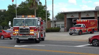 OCFR Battalion 4, Engine 51, Rescue 51, Truck 51 Responding