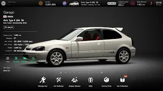 ENGINE SOUND: Honda Civic Type R (EK 1998) | Gran Turismo 7 | PS5 1080p60HD footage