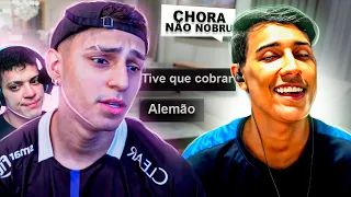 NOBRU E BAK TROCAM FARPAS PESADA EM LIVE