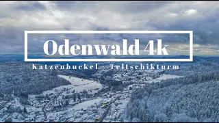 Odenwald Germany | Winter | DJi Mavic Air 2 | 4k Cinematic Drone |