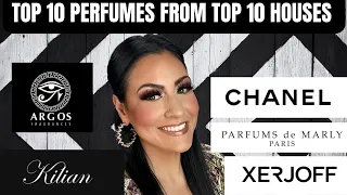 Favorite Perfumes from my favorite houses!  Top 10 perfume houses! #perfumecollection #perfume