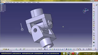 UNIVERSAL JOINT PART DESIGN & ASSEMBLY USING CATIA V5