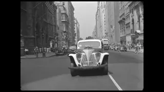 1940s Drive through New York City - Vintage Recording