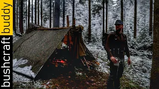 70s Bundeswehr Snow Overnighter | NO Sleeping Bag | BASHA | USMC Field Tarp | DD Tarp | M90 Rucksack