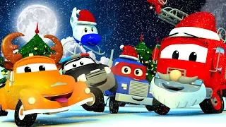 COMPILACIÓN DE NAVIDAD 🎄 Auto City celebra NAVIDAD Papá Noel🎅 Dibujos animados NAVIDAD para niños