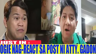 LOOK | OGIE DIAZ NAG-REACT SA POST NI ATTY. GADON NA SANA KUNING ENDORSER NG FB SI TONI GONZAGA