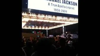 RIP Michael Jackson from the Apollo - Harlem NYC