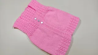 Baby Jhabla / Frock Knitting Design For Baby Girls || Mamta Stitching tutorial