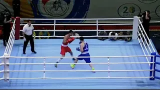 Israil Madrimov (UZB) vs. Abilkhan Amankul (KAZ) President's Cup 2018 SF's (75kg)
