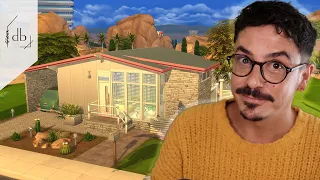 Building a "MID CENTURY" Style TINY HOME | The Sims 4