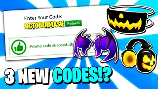 ALL 3 NEW OCTOBER Roblox Promo Codes on ROBLOX 2021! | NEW Roblox Promo Codes?! (2021)