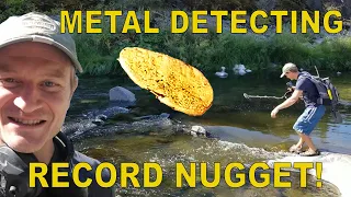 I FINALLY found GOLD with my METAL DETECTOR!!!  And it’s a RECORD NUGGET!