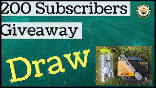 200 Subscribers Draw | Nalgene Bottle | UCO Mess Kit Set