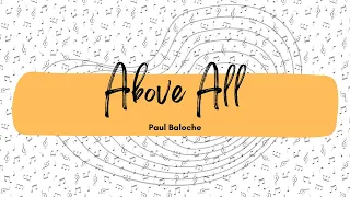 Au dessus de tout - Above all - Paul Baloche - Piano louange instrumentale