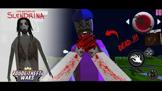 Slendrina Ghost Terror 😱‼️ - Dude Theft Wars Exe - Dude Theft Wars Funny Moments #5 - ApKim Gaming