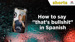 ¿Cómo se dice "that's bullshit" en español mexicano? #shorts #learnspanish #spanishteacher