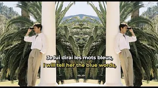 Johan Papaconstantino - Les mots bleus | Lyrics French / English - Learn French w. songs & subtitles