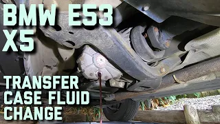 BMW E53 X5 Transfer Case Fluid Change