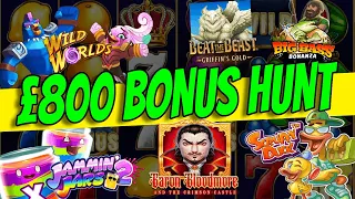 BONUS HUNT: 12 BONUSES!! Slots Include: MAGIC MIRROR 2, BIG BASS BONANZA, BARON BLOODMORE & more....