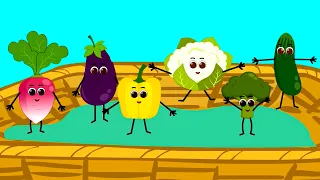Ten Little Vegetables + More Kids Songs & Learning Videos