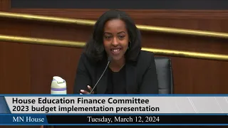House Education Finance Committee 3/12/24