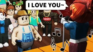 Roblox NOOB confessed her love for me... IN FRONT OF EVERYONE