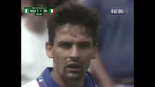 '94 World Cup - Roberto Baggio vs  Nigeria