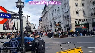 London  - Exploring world famous Oxford Street & Piccadilly Street