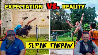 Americans React to Sepak Takraw | First time trying & Badminton : Most popular sports in Malaysia!