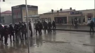 Security Forces Move Against Protesters in Azerbaijan