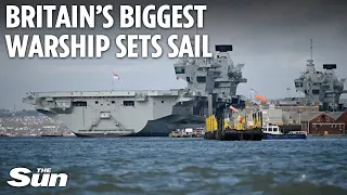 Britain’s biggest warship HMS Prince of Wales sets sail for 'largest Nato drills since Cold War'