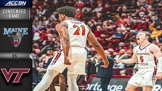 Maine vs. Virginia Tech Men’s Basketball Condensed Game | 2021-22 ACC Men’s Basketball