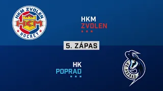 5.zápas finále HKM Zvolen - HK Poprad (HKM Zvolen Majster Tipos Extraligy 2020/21)