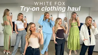 WHITE FOX Try-On Haul | Loungewear, Jeans, Corsets, Activewear + More!