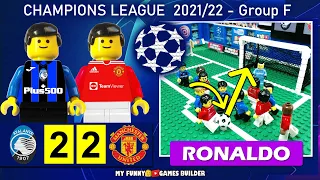 Atalanta vs Manchester United 2-2 • Champions League 21/22 Ronaldo Goals & Hіghlіghts Lego Football