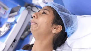 Young Girl Nervous and Crying Before Surgery - Anesthesia